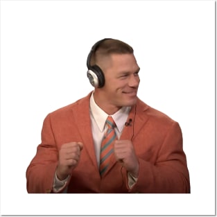 John Cena jamming meme Posters and Art